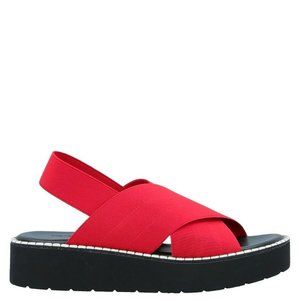 New in Box Rapisardi Red  Platform Sandals Size 37 (US size 7)